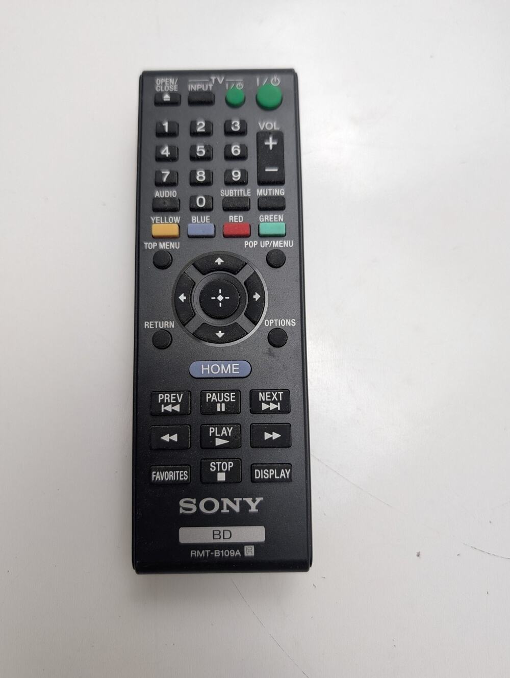 Genuine Sony RMT-B109A Remote RMTB109A BD Blu-Ray DVD Remote Control BDPS280